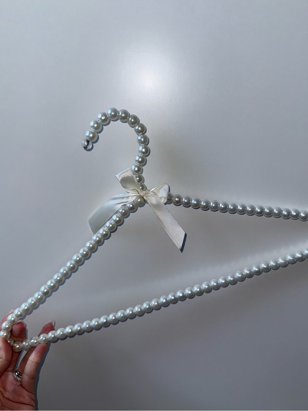 Pearl-Beaded Decorative Bridal Hanger